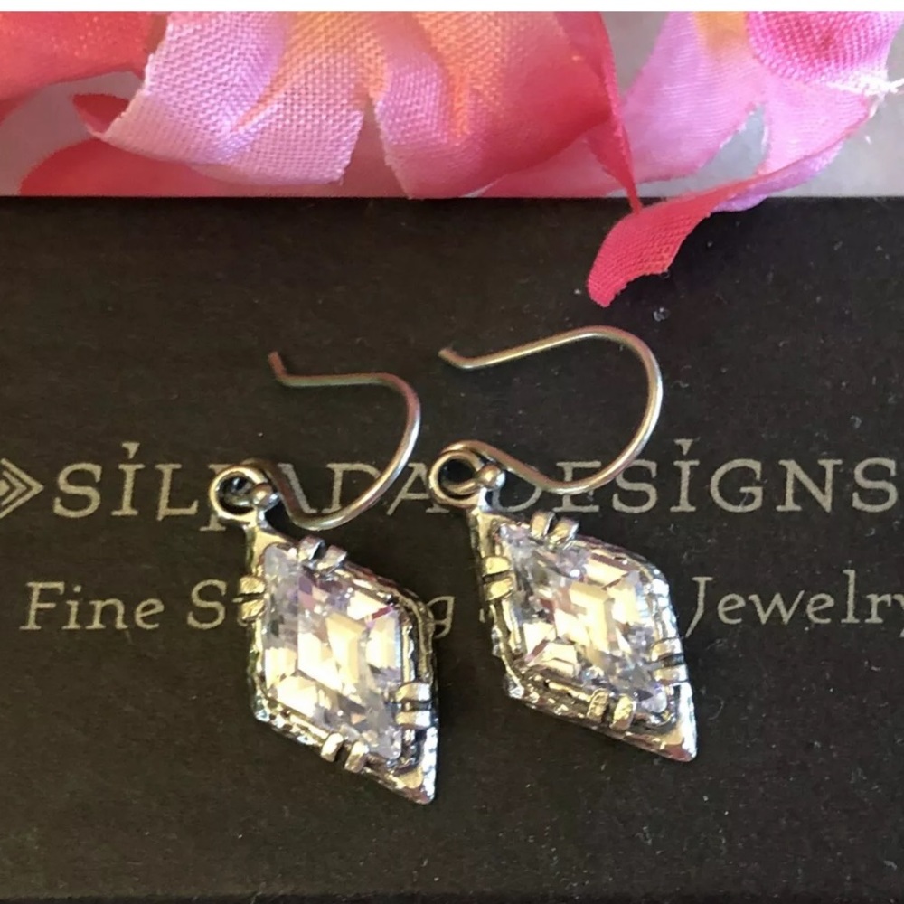Silpada W1884 RARE Cubic Zirconia Sterling Silver - Picture 7 of 12